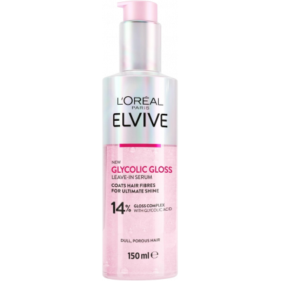 LOREAL ELVIVE GLYCOLIC GLOSS LEAVE IN SERUM 200 ML